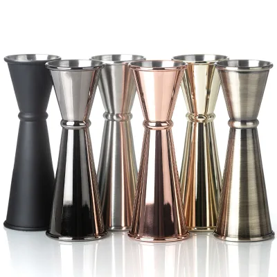 Copper Bar Tool 30/60 ml Cocktail Bar Shot Metal Food Contactable Double Jigger