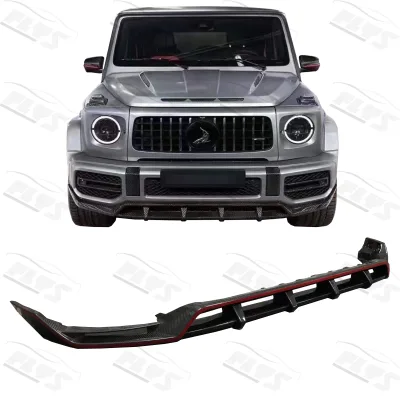 Topcar Style  Carbon Fiber Front Lip  Rear Diffuser for G-Class W464 W463 AMG G63  G500 Carbon Front Splitter Lip
