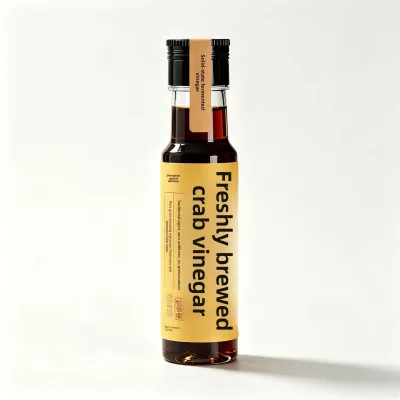 Crab Vinegar Soy Sauce High-Grade Small Capacity 125ml Mini-Bottle Portioned Seasoning PET Oil Bottle 150ml