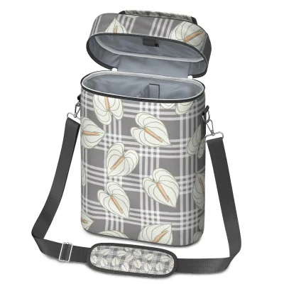 Hawaii Printed Reusable Insulated Keep Cold Casual Custom Waterproof Portable Retain Freshness Easy to Collect Wine Cooler Bag