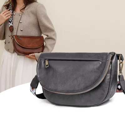2024 Wholesale Bags Women Messenger Handbag Ladies Shoulder Sport Trendy Fashion Travel PU Shoulder Bag