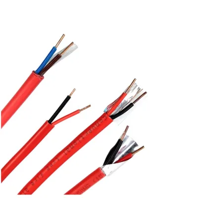 Shielded Fire Alarm Cable 2 Core  4 Core 0.8mm 1.0mm 1.29mm Pure Copper PVC LSZH Jacket OEM Service
