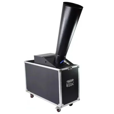 Stadium 2in1 Co2 Cyclone Paper Machine Small Rainbow Machine 100W  Led COB Co2 Paper Machine With DMX