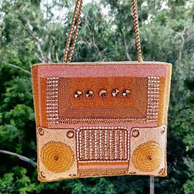 New Fashion Launch Evening Luxury Beaded Rhinestone Women Crystal Handbag Crossbody Female Shoulder Handbag Purse