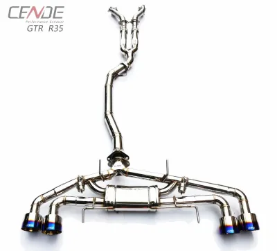 OEM Deep Sound Car Accessories System Exhaust  for Nissan Gtr R35
