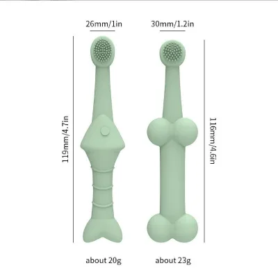Factory Direct Sale Four Seasons Silicone Material Toothbrush for Pets