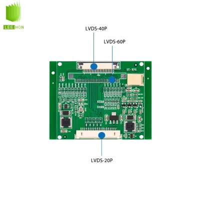 20-Pin LVDS to 40/60-Pin LVDS Adapter Board LH-101G Industrial Small-size Conversion Board with Backlight Power Supply
