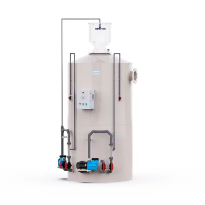 Integrated Drum Filter for Aquaculture Household & Freshwater Use 50-150 m Precision 200m/h Flow Rate