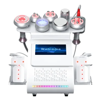 Top Sale 9 in 1 Vacuum RF Radio Frequency for Body Slimming Skin Tightening Facial and Body Spa Equipment
