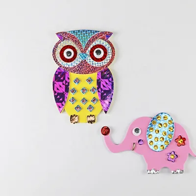 Custom DIY Educational Toys Creative Sticker Set Animal EVA Stickers DIY Collage Kit