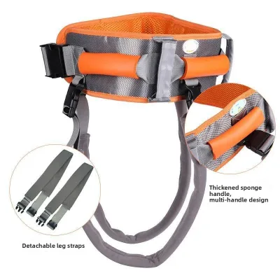 Adjustable Wheelchair Restraint Straps Seat Safety Anti-fall Waist Belt Medical Restraint Straps Wheelchair Seat Belt