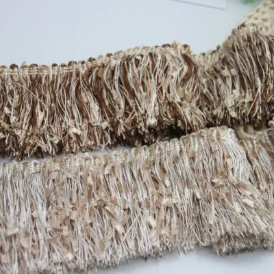 Wholesale Different Size Sequin Tassel Fringe Polyester Fringe Trimming Lace for Latin Cloth