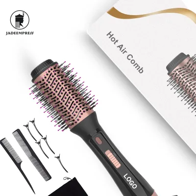 Hot Sale One-Step Root Booster Round Brush Dryer Styler Electric with Nylon Material Manufacturer Wholesale Hot Hair Dryer Brush