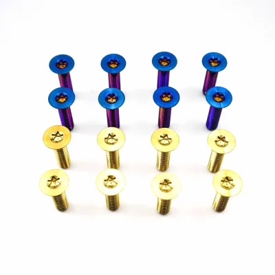 Wholesale Custom M7 Raw Torx Head Bicycle Titanium Screws Oval Style for Yamaha R3 Metric Measurement System