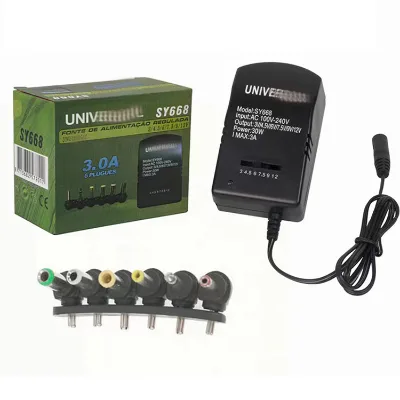 30w Adjustable Power Charger Dc 12v 3v12v Power Adapter Switching Power Adapter for
