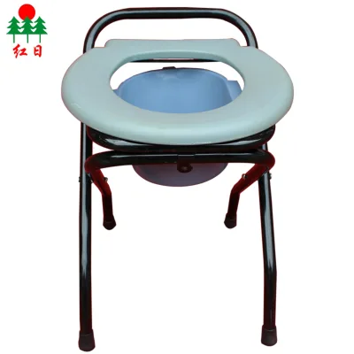 New Design Lightweight Eco-friendly Folding Adjustable Commode Toilet Chair