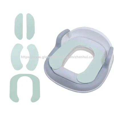 Customizable adhesive imitation super soft children's toilet sticker, washable and cutting toilet sticker, warm toilet sticker