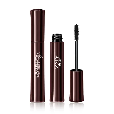 Custom Logo Brown Mascara Tube Waterproof Curly Vegan Mascara Makeup EyeLash Mascara