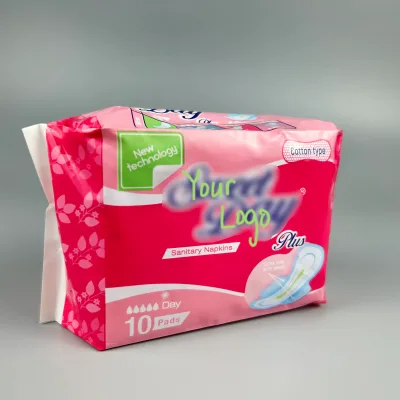 Female Ultra Thin Absorbent Anion Bamboo Charcoal Cotton Menstrual Organic Pads for Women Sanitary Napkins