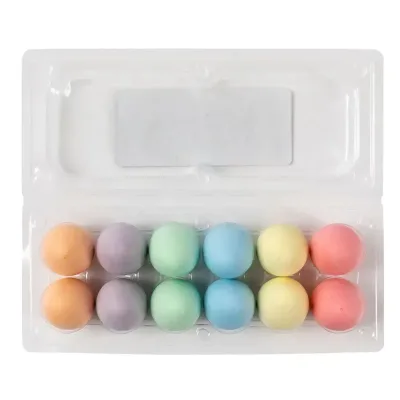 Custom Egg Shaped Drawing Toy Chalk for School Teacher Kids
