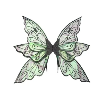 Women Girls Fairy Angel Wing Costume Halloween Butterfly Photography Children Cosplay Props Fashion Valentine's Day Christmas