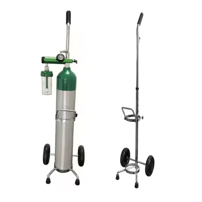 Cylinder Gas Trolley Portable Gas Cylinder Trolley with Wheel Oxygen Gas Cylinder Hand Trolley
