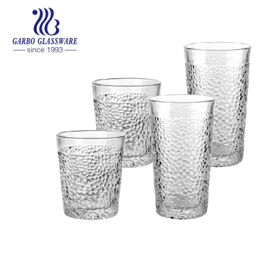 Stock High Quality Clear Drinking Glass Tumbler 8oz 11oz 14oz Water Whiskey Glass Cup Ready to Ship Engraving Glass Tumbler