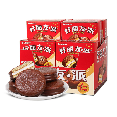 Factory Wholesale Pastry 68g*24 Ready-to-eat Can Oem Odm Pastries Chocolate Pie Pastry