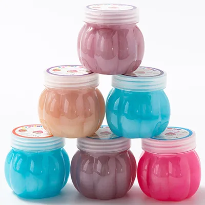 DIY Children's Toys Creative Pearlescent Colorful Foam Slime Pumpkin Crystal Mud Slime