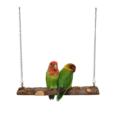 Wooden Swing Starling Ladder for Parrots Bird Supplies Including Parrot Stand and Cage
