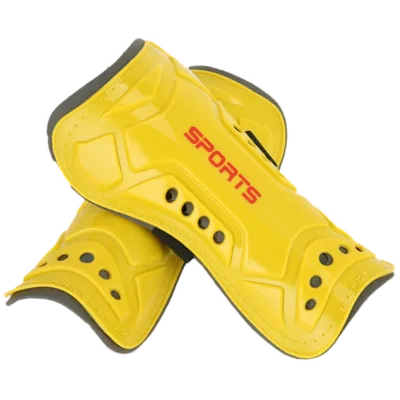 Adult and Kids' Plastic PU Soccer Leg Shinguards Sport Football Shin Pads With Party Style for Parties and Training