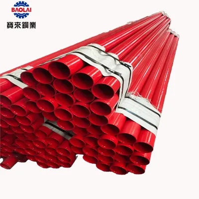 High Quality Anti-Rust Hot Dip Galvanized ASTM A53 SCH40 ERW Steel Pipe FBE Coated Tube Fire Protection Welding Structure Pipe