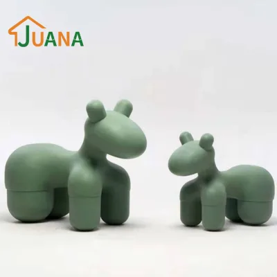 Family Creative Pony Chair Lovely Horse Shape Children's Animal Chair Stool Modern Lounge Chair