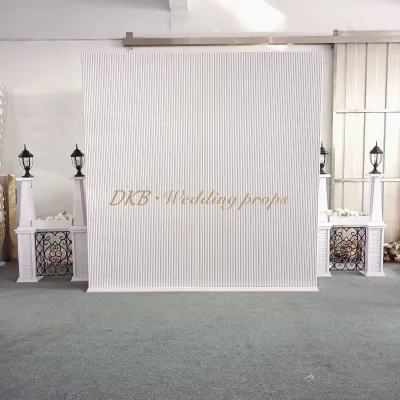 2024 Factory Hot Sale Wedding Backrops Decoration High Quality White Pvc Wedding Backdrops Decorations