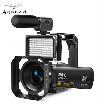 Hot Sale Good Quality 8K 96MP CMOS 120 Wide Angle Professional Video Camera 18X Zoom Anti-Shake WiFi Vloggers FHD8KS