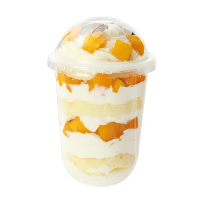 Factory Wholesale Disposable PP Single Wall Plastic Cups 12-24 oz Clear U Shape Bubble Tea Ice Coffee with Custom Logo