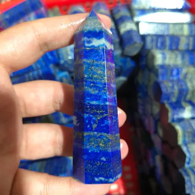 Wholesale Natural Lapis Stone Processing High Quality Lapis Lazuli Points for Decoration