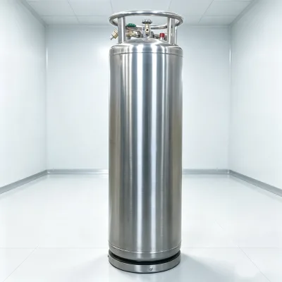 New Technology Cryogenic Holding Tank Vertical 195L Lpg Tank Storage for Experimental Reagent