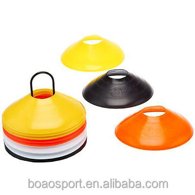Football Training Equipment Set PVC & PE Cone Markers 20cm Diameter with Silk-Screen Printing OEM Brand Sports Training