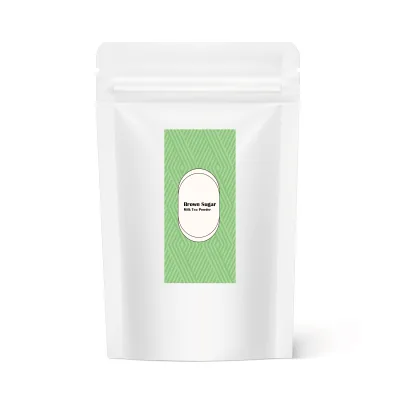 Premium Brown Sugar Milk Tea Powder Bag Customizable Flavor Regional Concentration Ratio Wholesale for Beverages Dessert