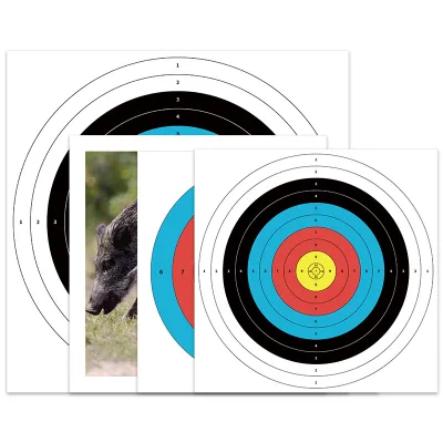 CUPID Archery Target Shooting Hunting Training Print Bullseye Face Paper Targets