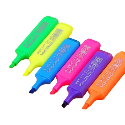 Mini Highlighter Set 6 Color Highlighter Marker Student Graffiti Set Highlighter Marker