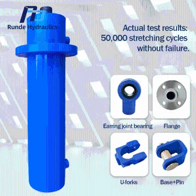 High Temperature High Pressure Resistant Hydraulic Cylinder Long Stroke 700/800/1000/1200mm Double Action Oil Cylinders