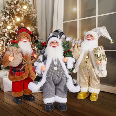 Factory Price Santa Claus Toy Home Decorations Christmas Gift Christmas Party Decorations