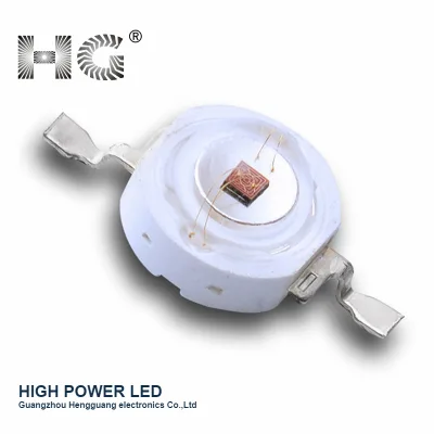 1W Orange High Power Led 30mil Chip 600-610nm Led Light Diode