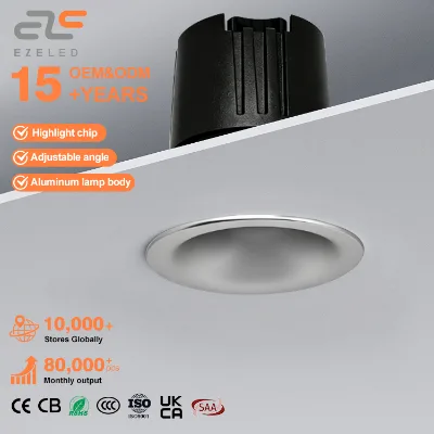 High Brightness Spot Light for 12w CE Driver and 220V- 240V Input Power Recessed Spotlight Led with 3-year Warranty