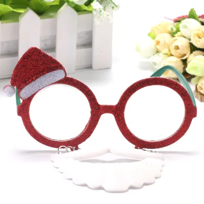 Funny Christmas Decorations Christmas-themed Party Glasses Carnival Party Sunglasses