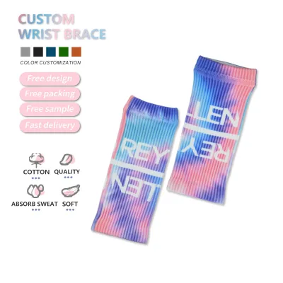 Custom High Quality Unisex Sports Sweatband Low MOQ Wristband Design the Wristband As Required