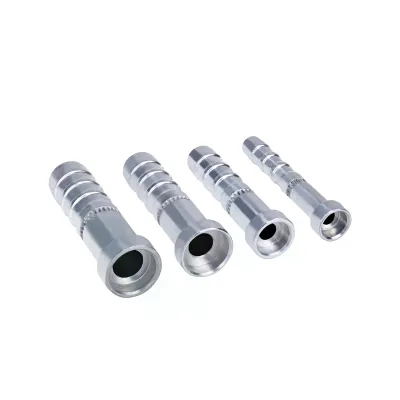 AC Weld Fitting Aluminum Weld-on Barb Fitting OLIVER Car Fitment 6cm X 4cm X 3cm Size for Automotive AC Air Conditioning Pipe