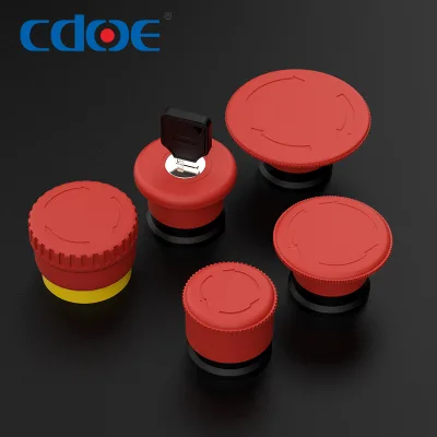 UL CE Emergency Stop Switch 22 mm 10amp Waterproof Ip65 Normally Close Push Button Locking with PushButton Box
